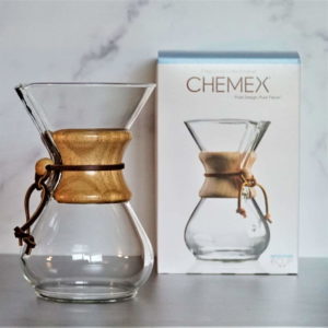 Chemex coffee maker and box